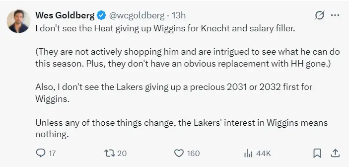 冲冠, 到维金斯而 冲冠, 到维金斯而